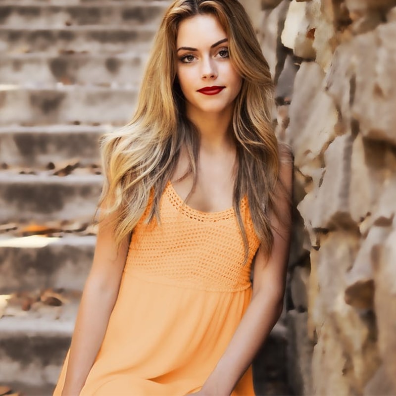 (image for) Orange Dress